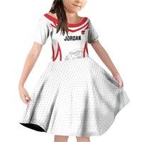 Jordan Football Custom Family Matching Off Shoulder Short Dress and Hawaiian Shirt Go The Chivalrous Ones - Wonder Print Shop