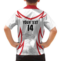 Jordan Football Custom Family Matching Puletasi and Hawaiian Shirt Go The Chivalrous Ones - Wonder Print Shop