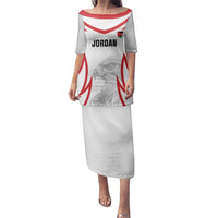 Jordan Football Custom Family Matching Puletasi and Hawaiian Shirt Go The Chivalrous Ones - Wonder Print Shop