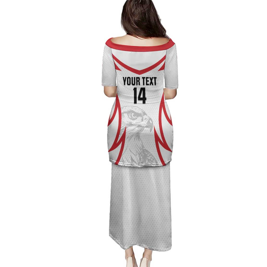 Jordan Football Custom Family Matching Puletasi and Hawaiian Shirt Go The Chivalrous Ones - Wonder Print Shop