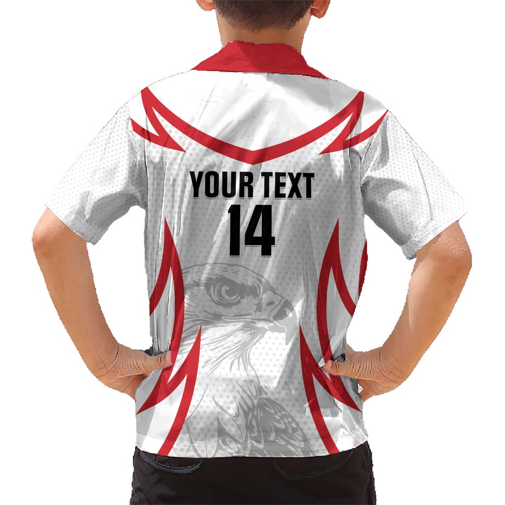 Jordan Football Custom Family Matching Short Sleeve Bodycon Dress and Hawaiian Shirt Go The Chivalrous Ones - Wonder Print Shop