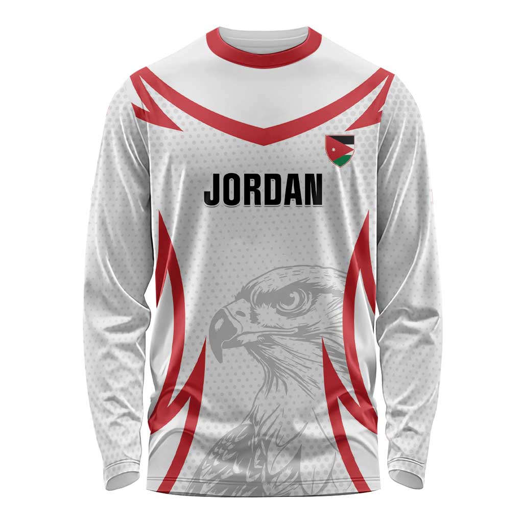 Jordan Football Custom Long Sleeve Shirt Go The Chivalrous Ones - Wonder Print Shop