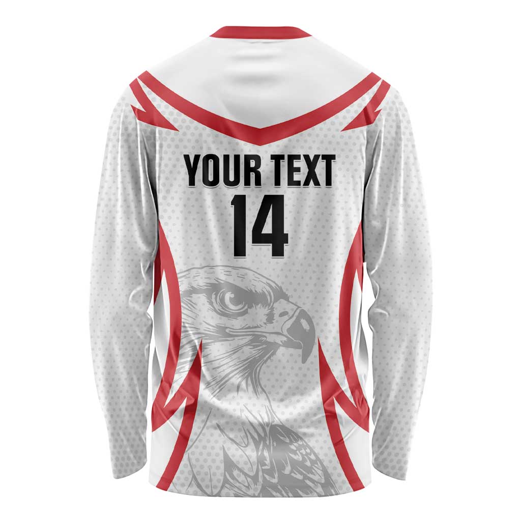 Jordan Football Custom Long Sleeve Shirt Go The Chivalrous Ones - Wonder Print Shop