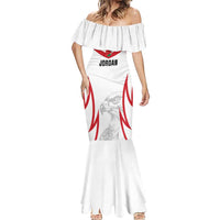 Jordan Football Custom Mermaid Dress Go The Chivalrous Ones - Wonder Print Shop