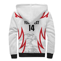 Jordan Football Custom Sherpa Hoodie Go The Chivalrous Ones - Wonder Print Shop
