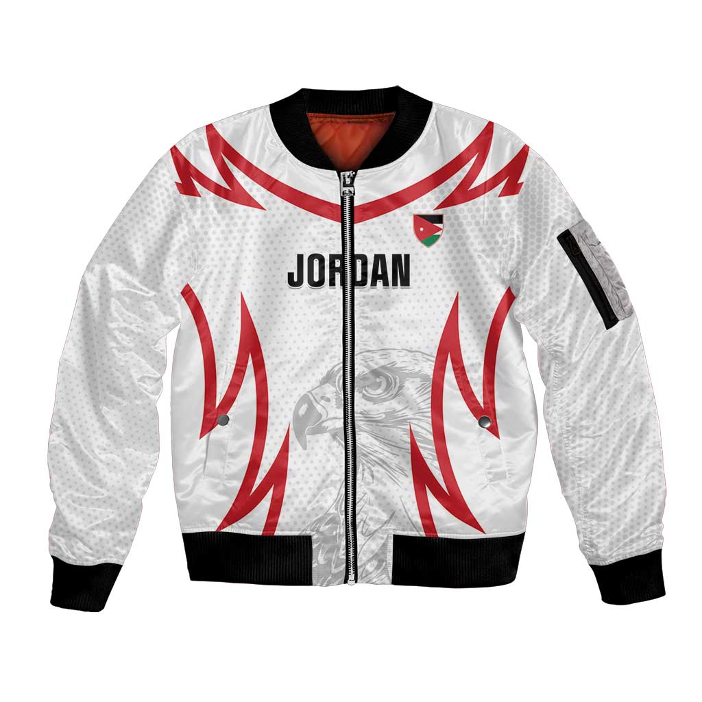 Jordan Football Custom Sleeve Zip Bomber Jacket Go The Chivalrous Ones - Wonder Print Shop