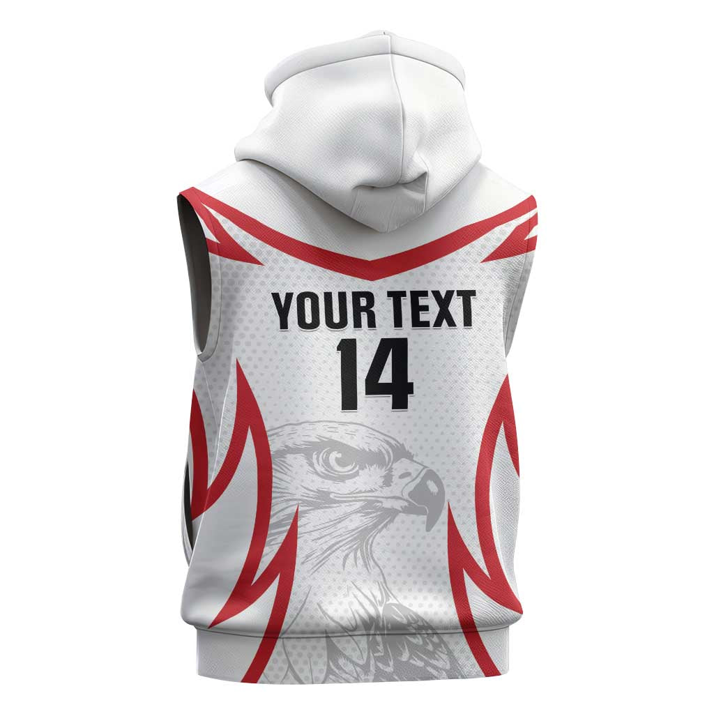Jordan Football Custom Sleeveless Hoodie Go The Chivalrous Ones - Wonder Print Shop
