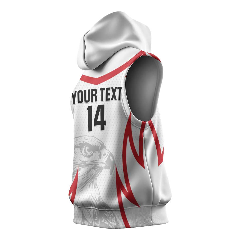Jordan Football Custom Sleeveless Hoodie Go The Chivalrous Ones - Wonder Print Shop
