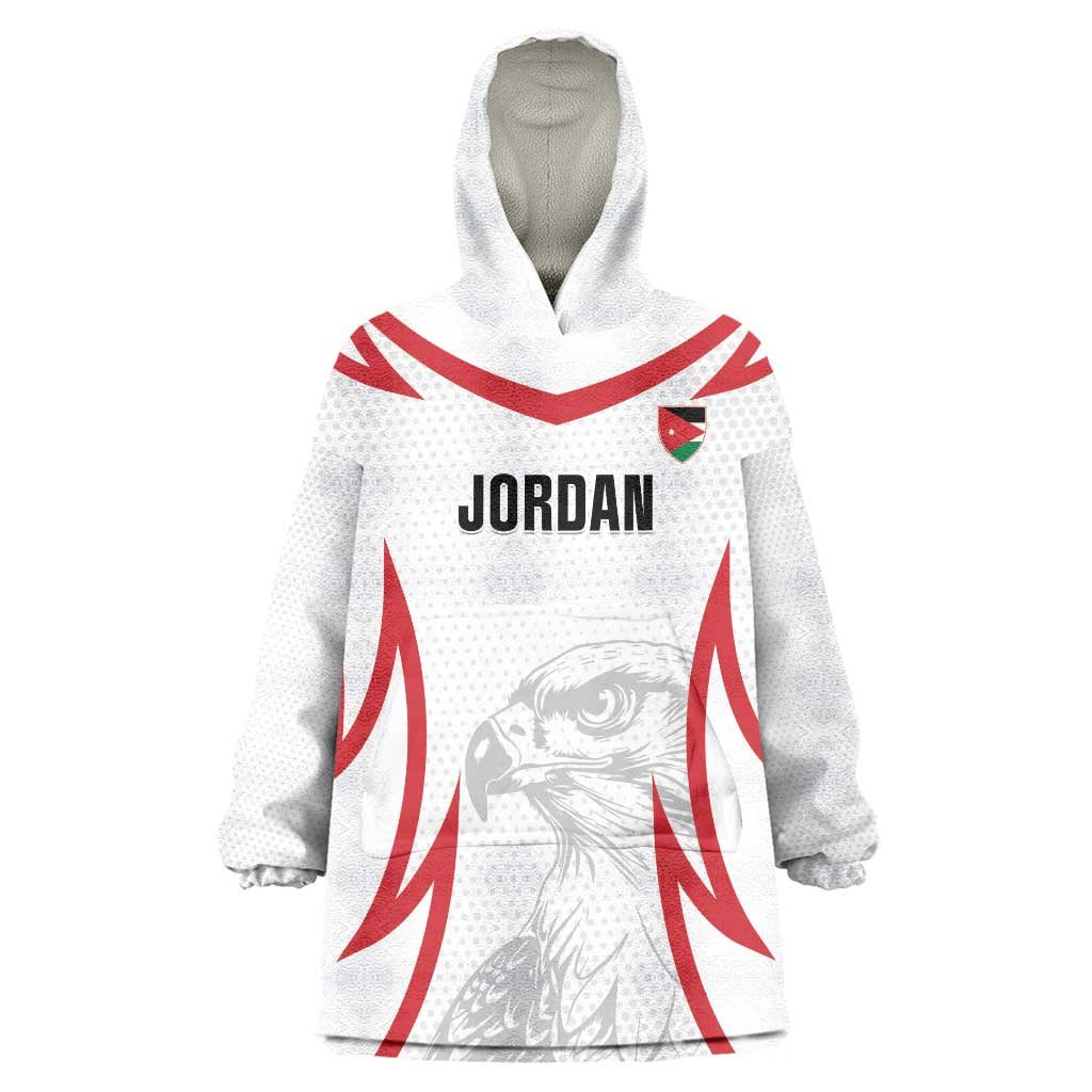 Jordan Football Custom Wearable Blanket Hoodie Go The Chivalrous Ones - Wonder Print Shop