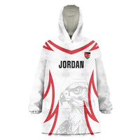Jordan Football Custom Wearable Blanket Hoodie Go The Chivalrous Ones - Wonder Print Shop
