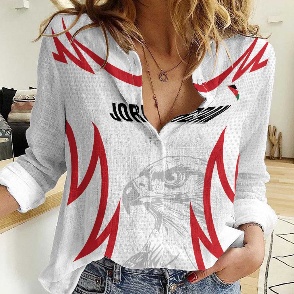 Jordan Football Custom Women Casual Shirt Go The Chivalrous Ones - Wonder Print Shop