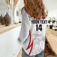 Jordan Football Custom Women Casual Shirt Go The Chivalrous Ones - Wonder Print Shop