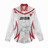 Jordan Football Custom Women Casual Shirt Go The Chivalrous Ones - Wonder Print Shop
