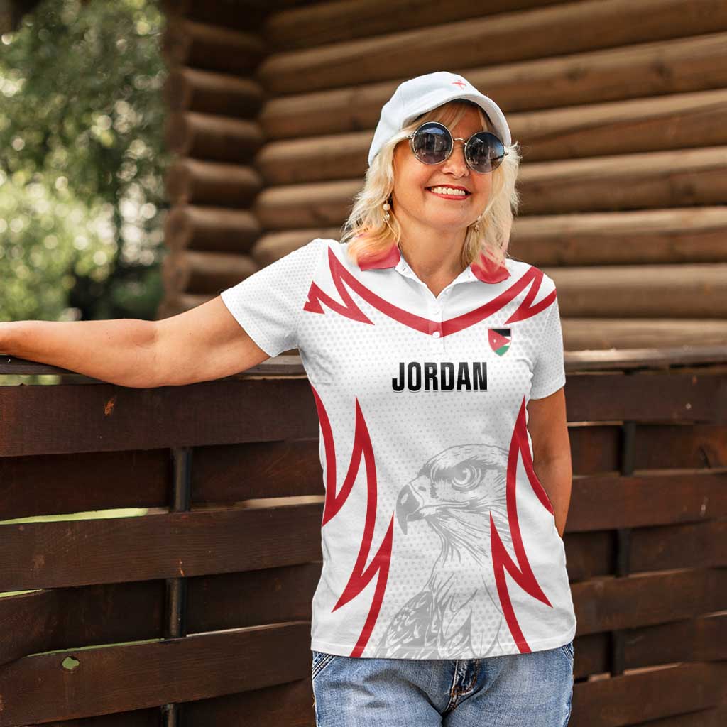Jordan Football Custom Women Polo Shirt Go The Chivalrous Ones - Wonder Print Shop