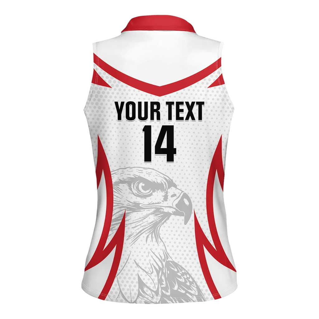 Jordan Football Custom Women Sleeveless Polo Shirt Go The Chivalrous Ones - Wonder Print Shop