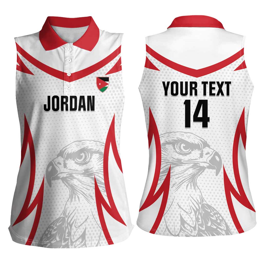 Jordan Football Custom Women Sleeveless Polo Shirt Go The Chivalrous Ones - Wonder Print Shop
