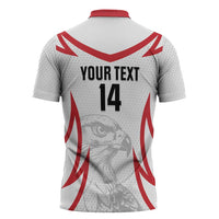 Jordan Football Custom Zipper Polo Shirt Go The Chivalrous Ones - Wonder Print Shop