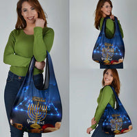 Personalised Hanukkah Grocery Bag Menorah Happy Jewish Holiday