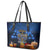Personalised Hanukkah Leather Tote Bag Menorah Happy Jewish Holiday - Wonder Print Shop