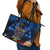 Personalised Hanukkah Leather Tote Bag Menorah Happy Jewish Holiday - Wonder Print Shop