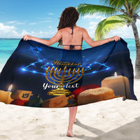 Personalised Hanukkah Sarong Menorah Happy Jewish Holiday - Wonder Print Shop