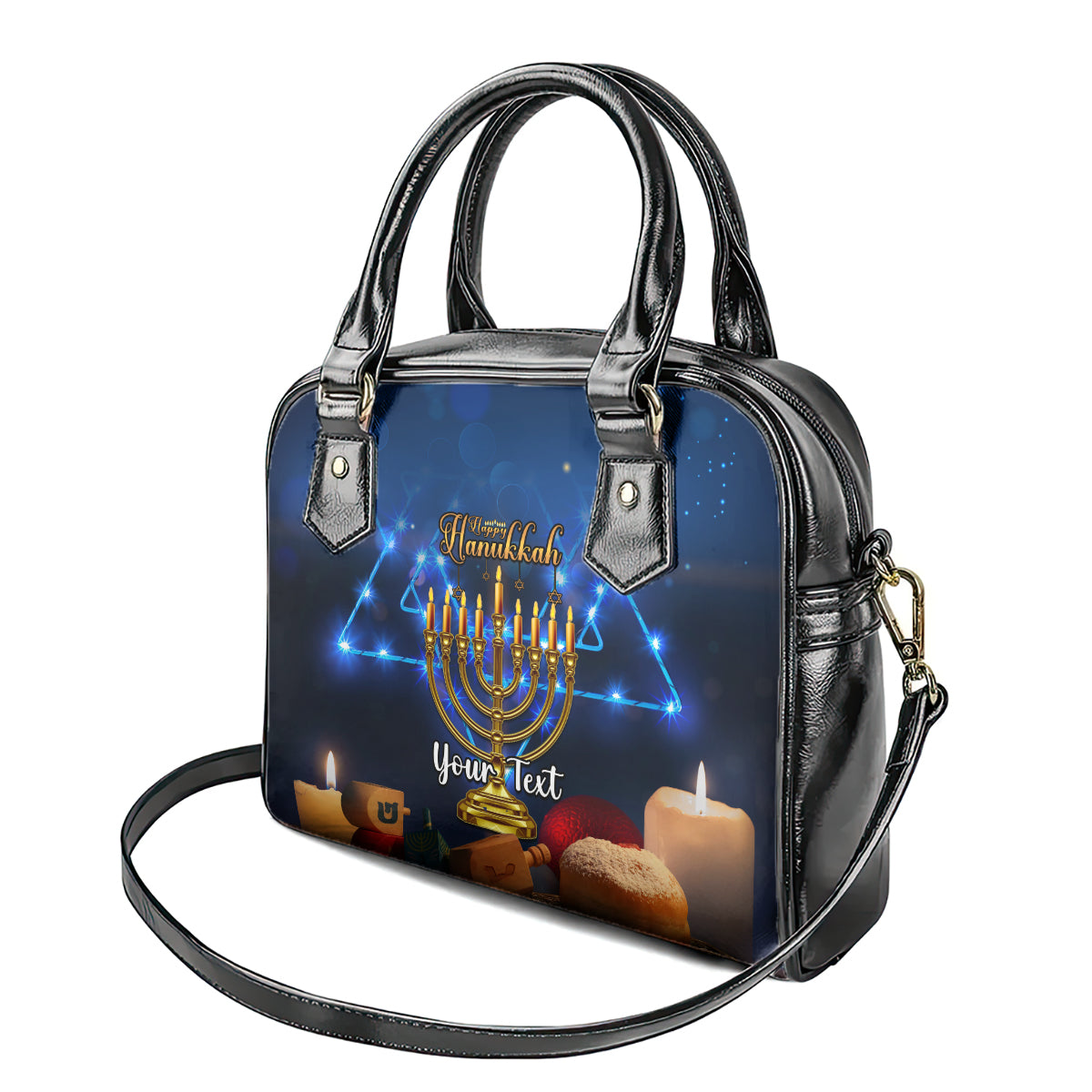 personalised-hanukkah-shoulder-handbag-menorah-happy-jewish-holiday