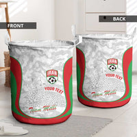 Iran Football Custom Laundry Basket Come On Team Melli Cheetah - Wonder Print Shop