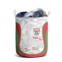 Iran Football Custom Laundry Basket Come On Team Melli Cheetah - Wonder Print Shop