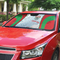 Iran Football Custom Auto Sun Shade Come On Team Melli Cheetah - Wonder Print Shop