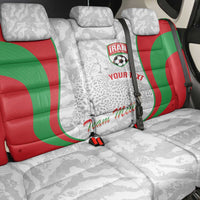 Iran Football Custom Back Car Seat Cover Come On Team Melli Cheetah - Wonder Print Shop