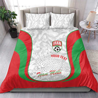 Iran Football Custom Bedding Set Come On Team Melli Cheetah - Wonder Print Shop