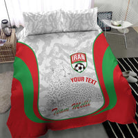 Iran Football Custom Bedding Set Come On Team Melli Cheetah - Wonder Print Shop