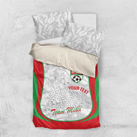 Iran Football Custom Bedding Set Come On Team Melli Cheetah - Wonder Print Shop