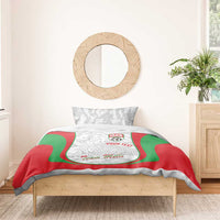 Iran Football Custom Bedding Set Come On Team Melli Cheetah - Wonder Print Shop