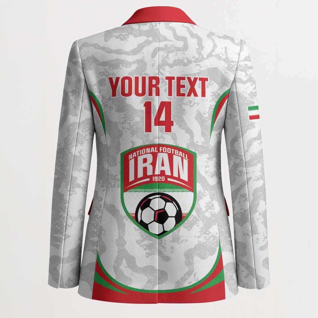 Iran Football Custom Blazer Come On Team Melli Cheetah - Wonder Print Shop