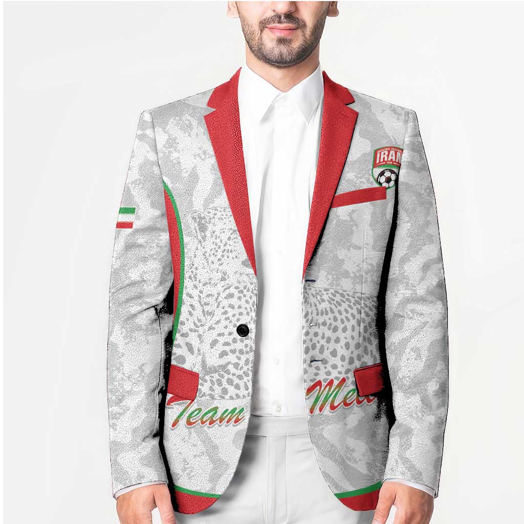 Iran Football Custom Blazer Come On Team Melli Cheetah - Wonder Print Shop