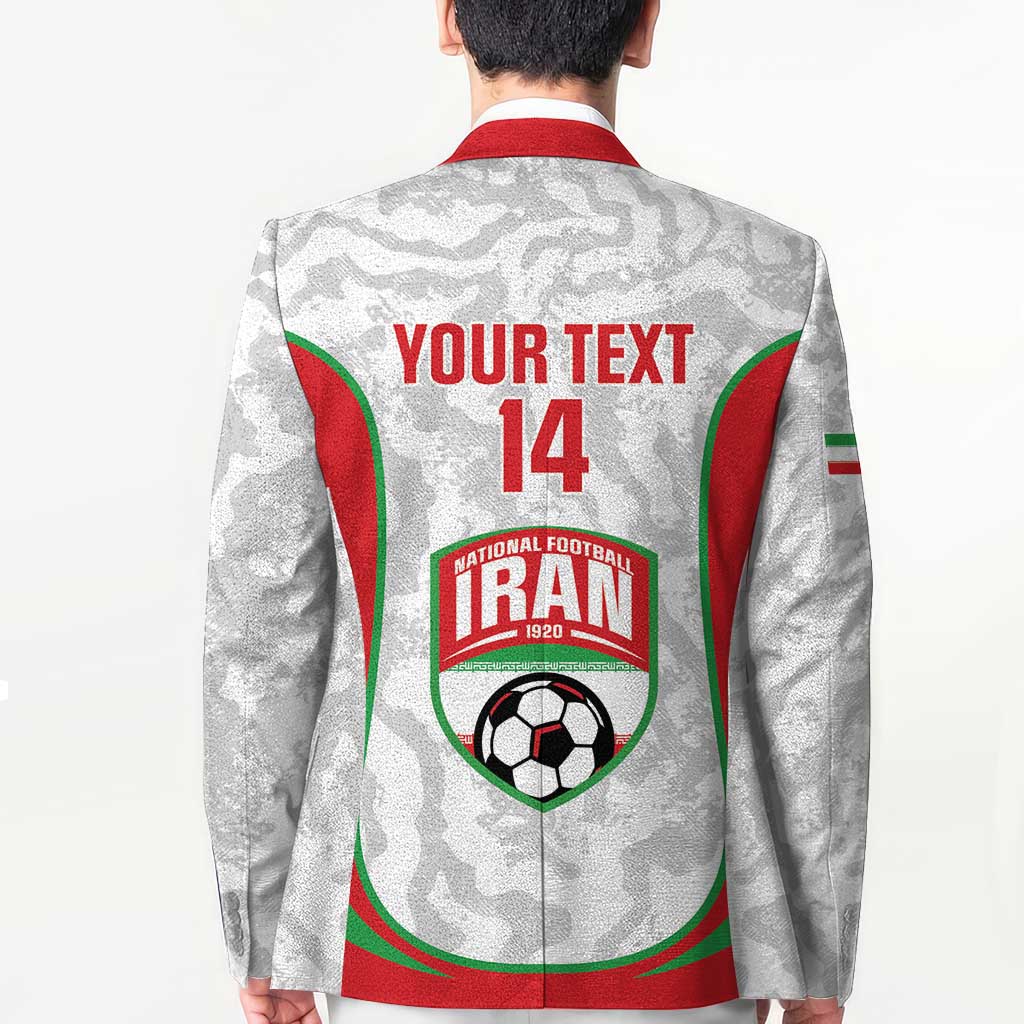 Iran Football Custom Blazer Come On Team Melli Cheetah - Wonder Print Shop