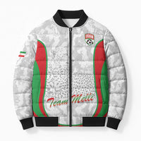 Iran Football Custom Bomber Puffer Jacket Come On Team Melli Cheetah - Wonder Print Shop
