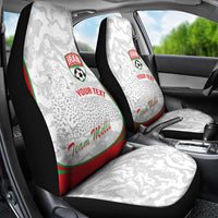 Iran Football Custom Car Seat Cover Come On Team Melli Cheetah - Wonder Print Shop