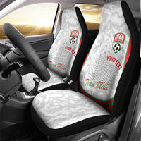 Iran Football Custom Car Seat Cover Come On Team Melli Cheetah - Wonder Print Shop