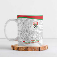 Iran Football Custom Ceramic Mug Come On Team Melli Cheetah - Wonder Print Shop