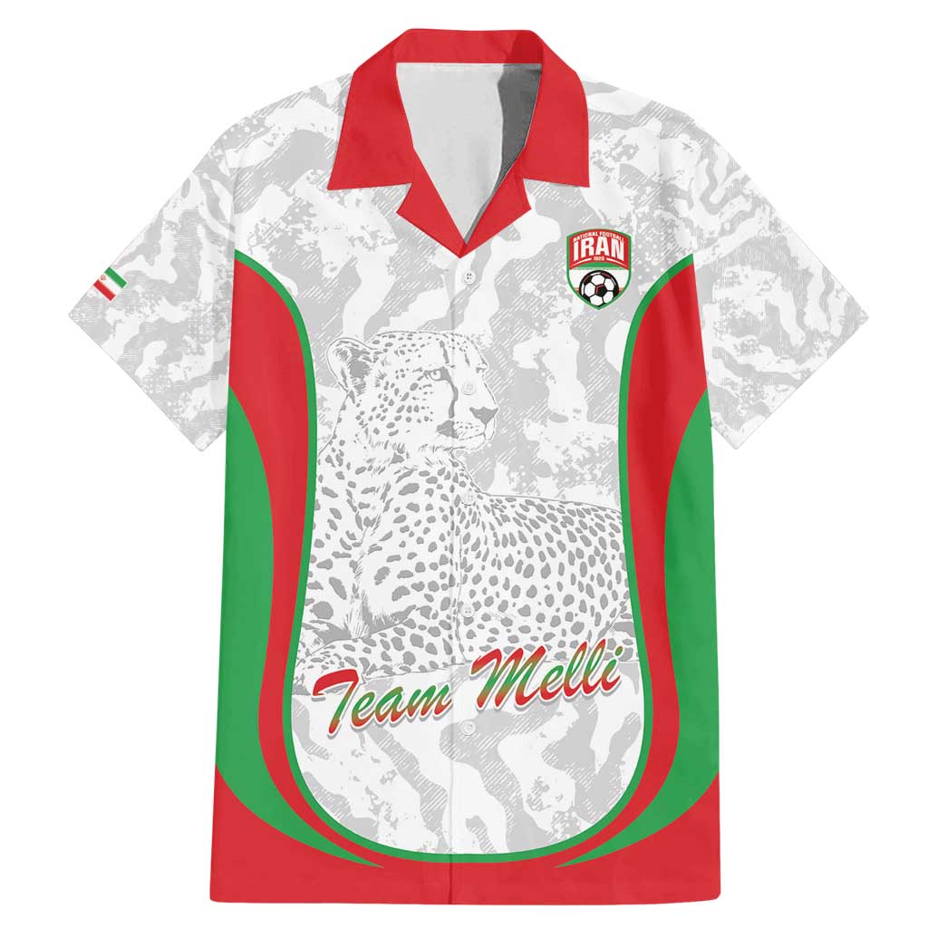 Iran Football Custom Family Matching Mermaid Dress and Hawaiian Shirt Come On Team Melli Cheetah - Wonder Print Shop