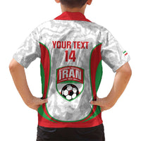 Iran Football Custom Family Matching Short Sleeve Bodycon Dress and Hawaiian Shirt Come On Team Melli Cheetah - Wonder Print Shop