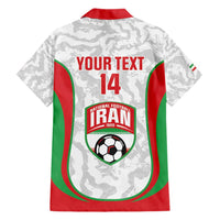Iran Football Custom Family Matching Short Sleeve Bodycon Dress and Hawaiian Shirt Come On Team Melli Cheetah - Wonder Print Shop