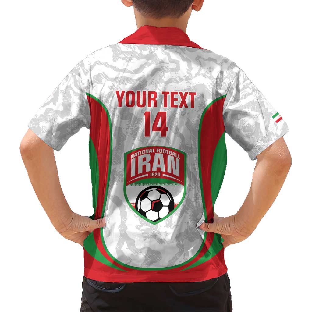 Iran Football Custom Family Matching Tank Maxi Dress and Hawaiian Shirt Come On Team Melli Cheetah - Wonder Print Shop