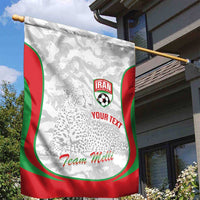 Iran Football Custom Garden Flag Come On Team Melli Cheetah - Wonder Print Shop