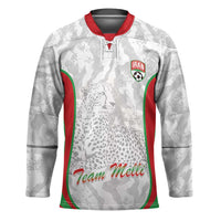 Iran Football Custom Hockey Jersey Come On Team Melli Cheetah - Wonder Print Shop
