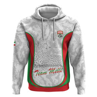 Iran Football Custom Hoodie Come On Team Melli Cheetah - Wonder Print Shop
