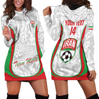 Iran Football Custom Hoodie Dress Come On Team Melli Cheetah - Wonder Print Shop