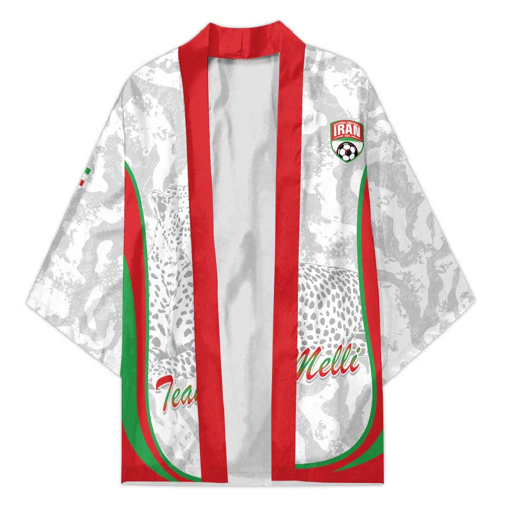 Iran Football Custom Kimono Come On Team Melli Cheetah - Wonder Print Shop